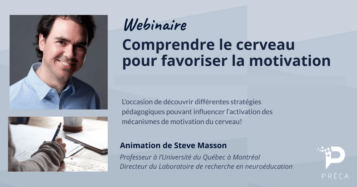 Comprendre Cerveau Motivation Webinaire Steve Masson