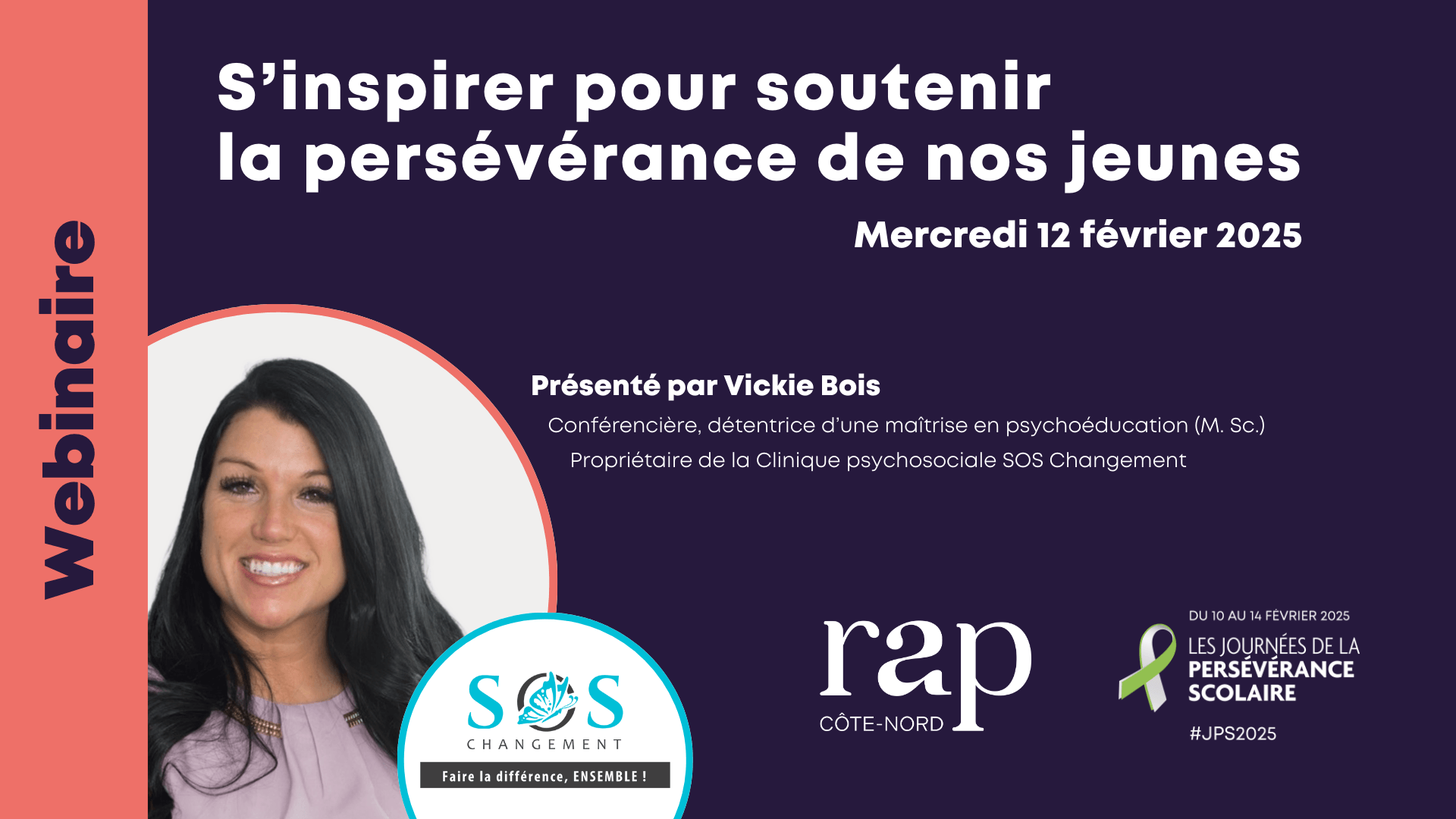 Vidéo Webinaire Vickie Bois JPS2025