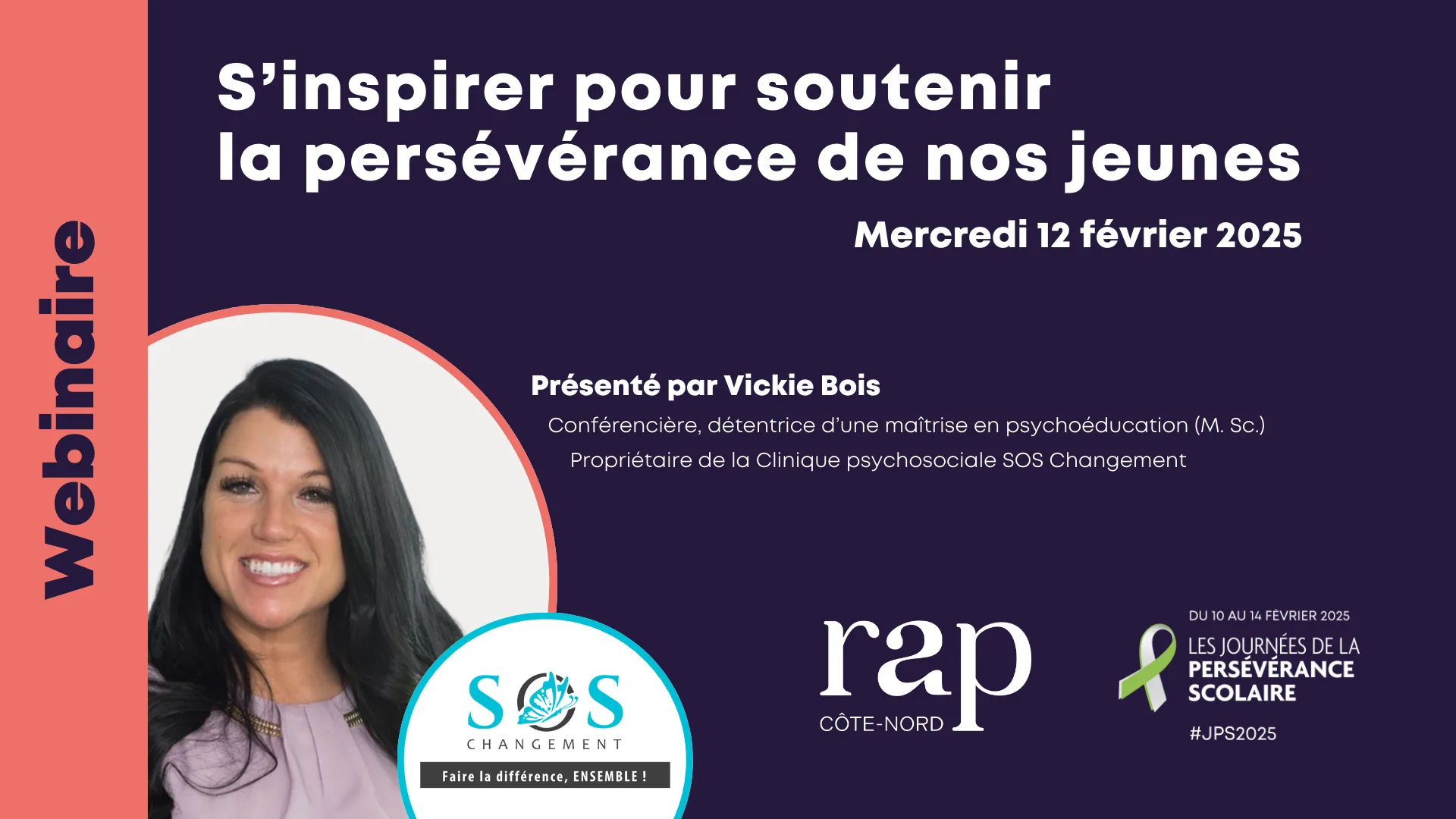 Vidéo Webinaire Vickie Bois JPS2025