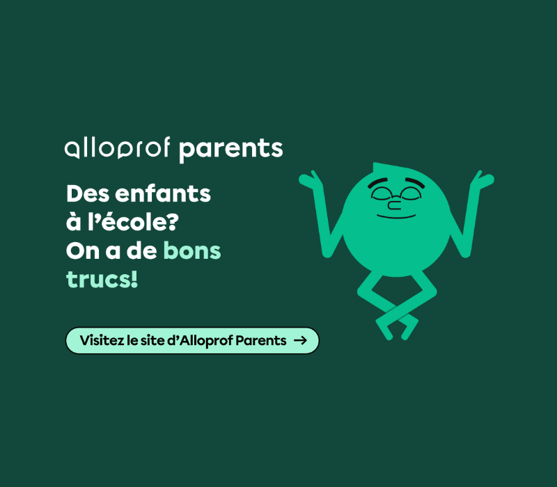 Vignettes Site Web Rap Alloprof Parents